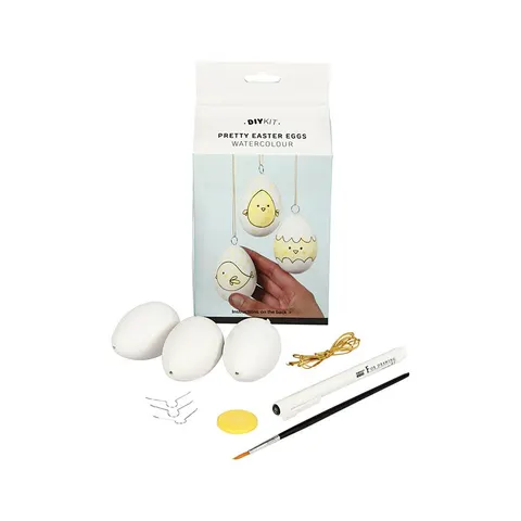 Creativ Company Set de decorare Ouă frumoase, cu acuarele