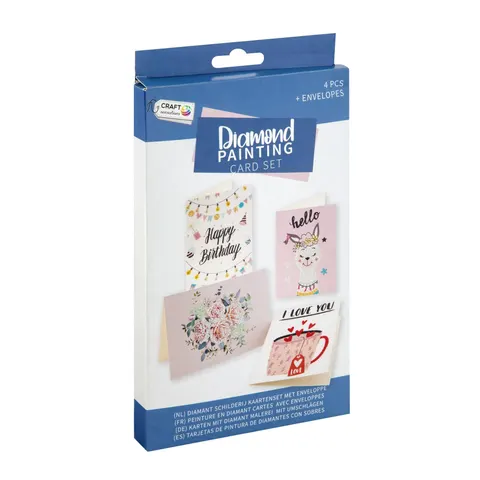 Cartonașe pentru desen cu mărgele Craft ID, 181 x 130 mm, 4 buc.