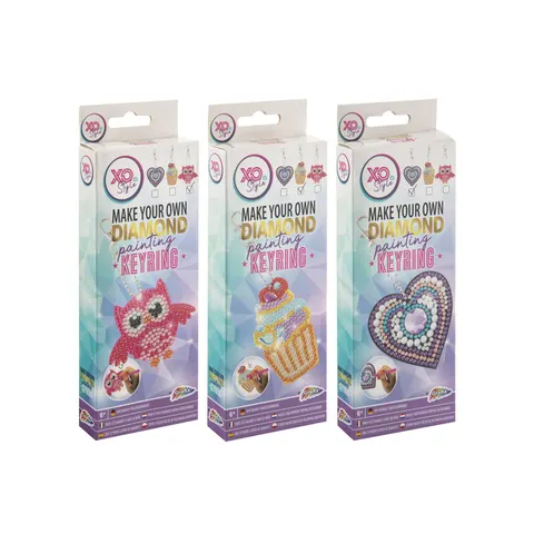 Moxy Set pentru Pictură cu Mărgele pentru Breloc, asortat, 48 buc.