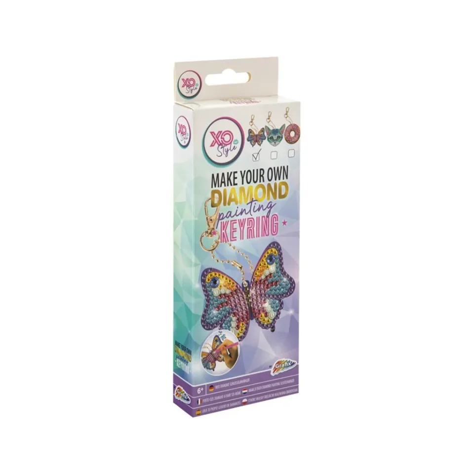 Breloc Moxy Fluture, pentru pictura cu mărgele
