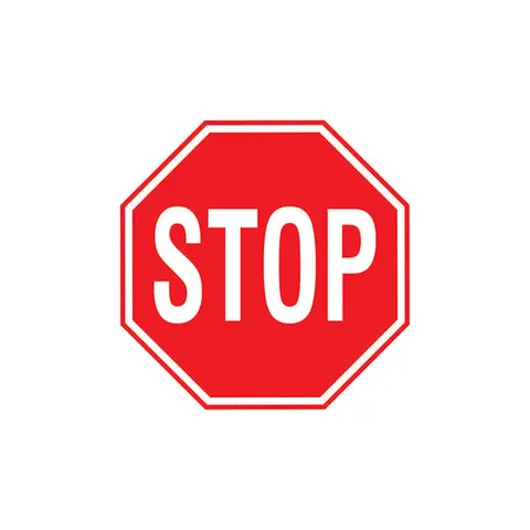 Indicator Rutier B2 - Stop, cu Suport