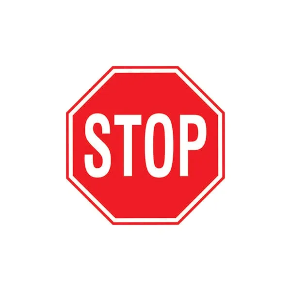 Indicator Rutier B2 - Stop, cu Suport