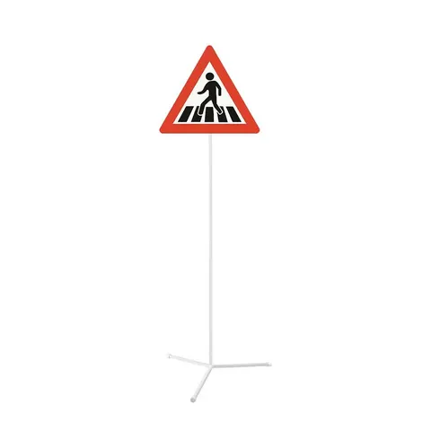 Indicator rutier A18 - Trecere pentru pietoni, cu suport