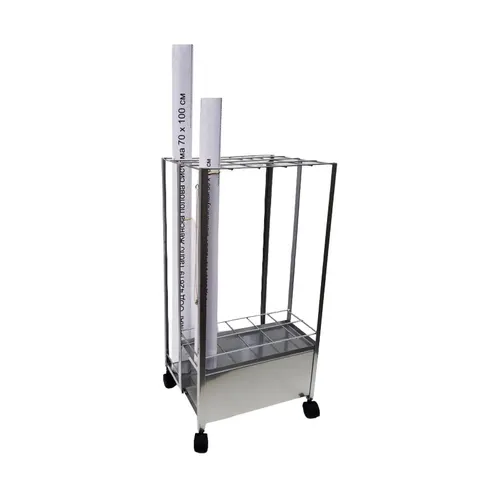 Raft pentru table și mape, pe role, 78 cm