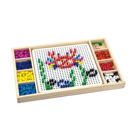 Nowa Szkola Mosaic, lemn, cu puzzle și Ludo
