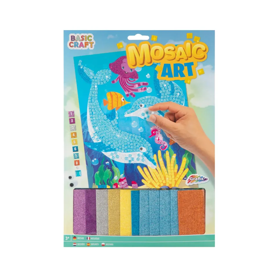 Set mozaic Moxy cu mărgele Dolphin, A4