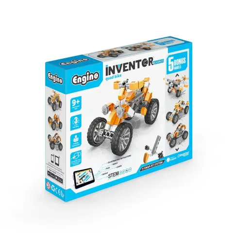 Set de construcție Engino Inventor Mechanics - ATV, 5 în 1