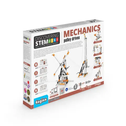 Set de construcție Engino STEM Mechanics - Antrenări cu role