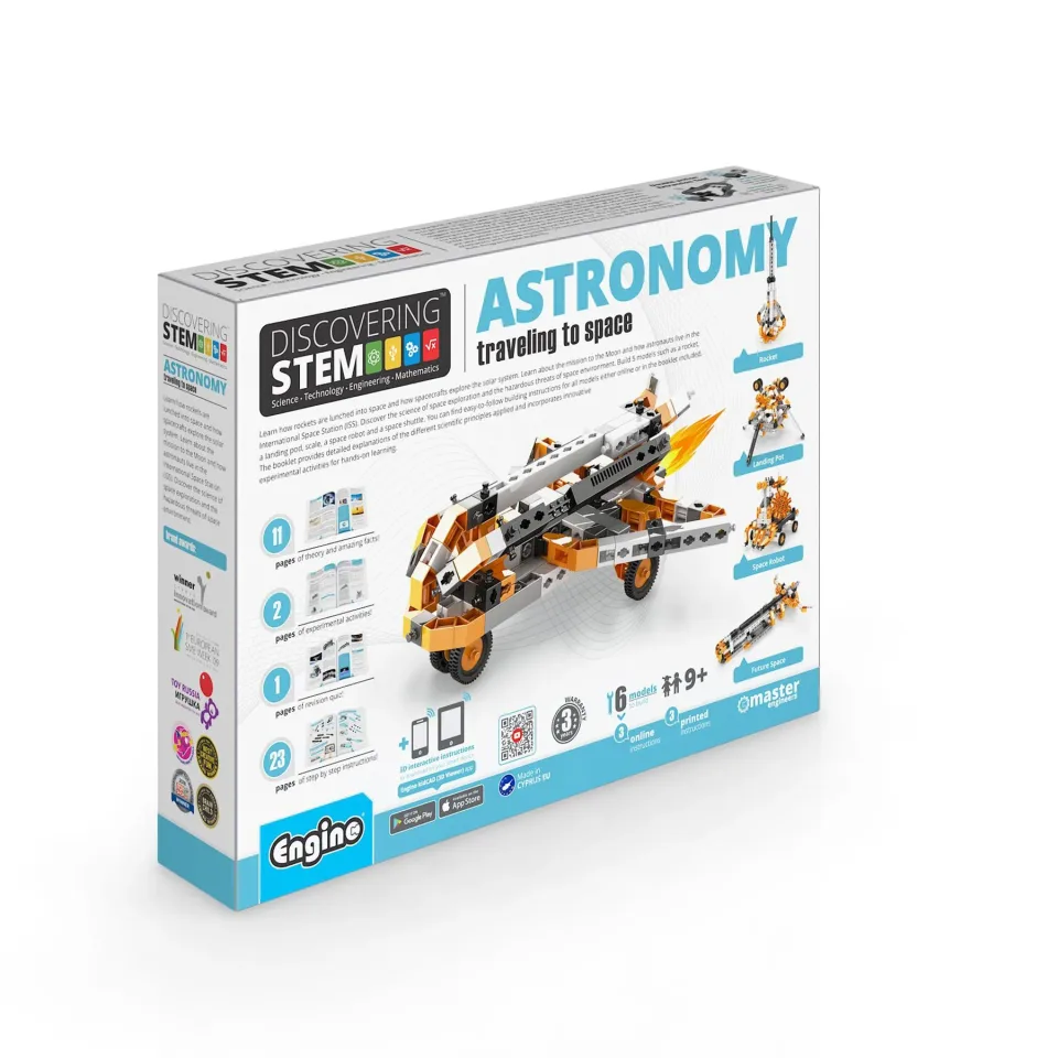 Set de construcție Engino STEM Astronomie – Călătorie în Spațiu