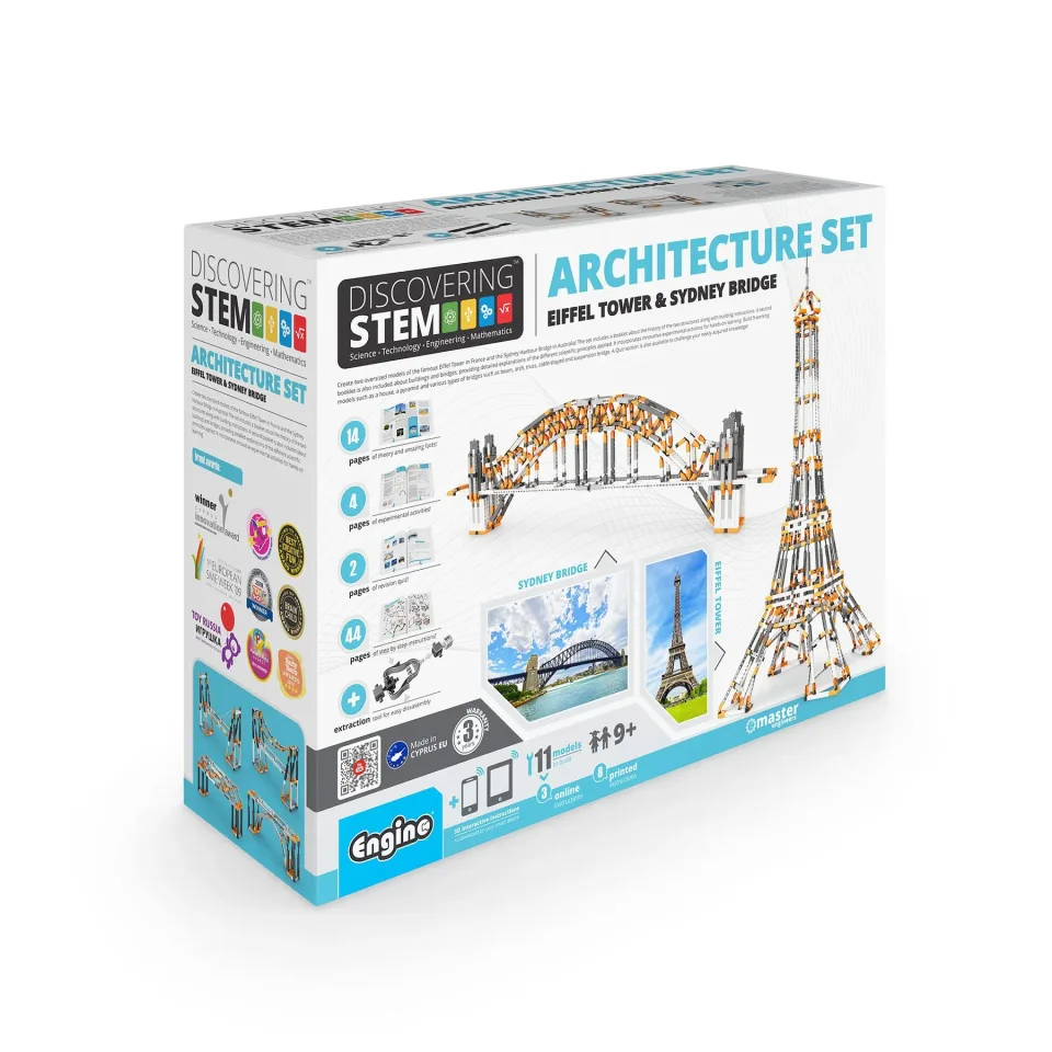 Set de construcție Engino STEM Descoperind – Arhitectură