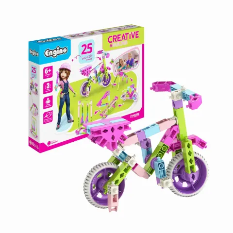 Set de construcție Engino Creative Builder, 25 modele pentru fete