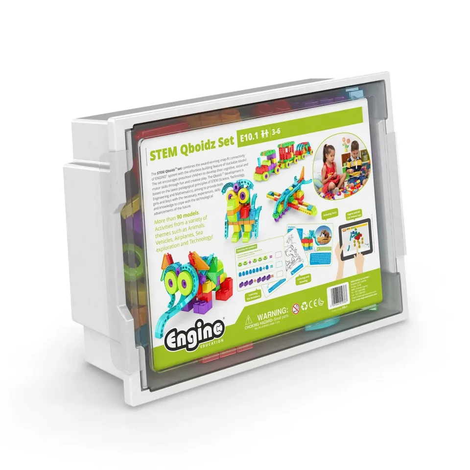 Engino Set Educațional Qboidz - Micii constructori