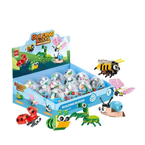 Deli Constructor-Insects Genius, în ou, asortat