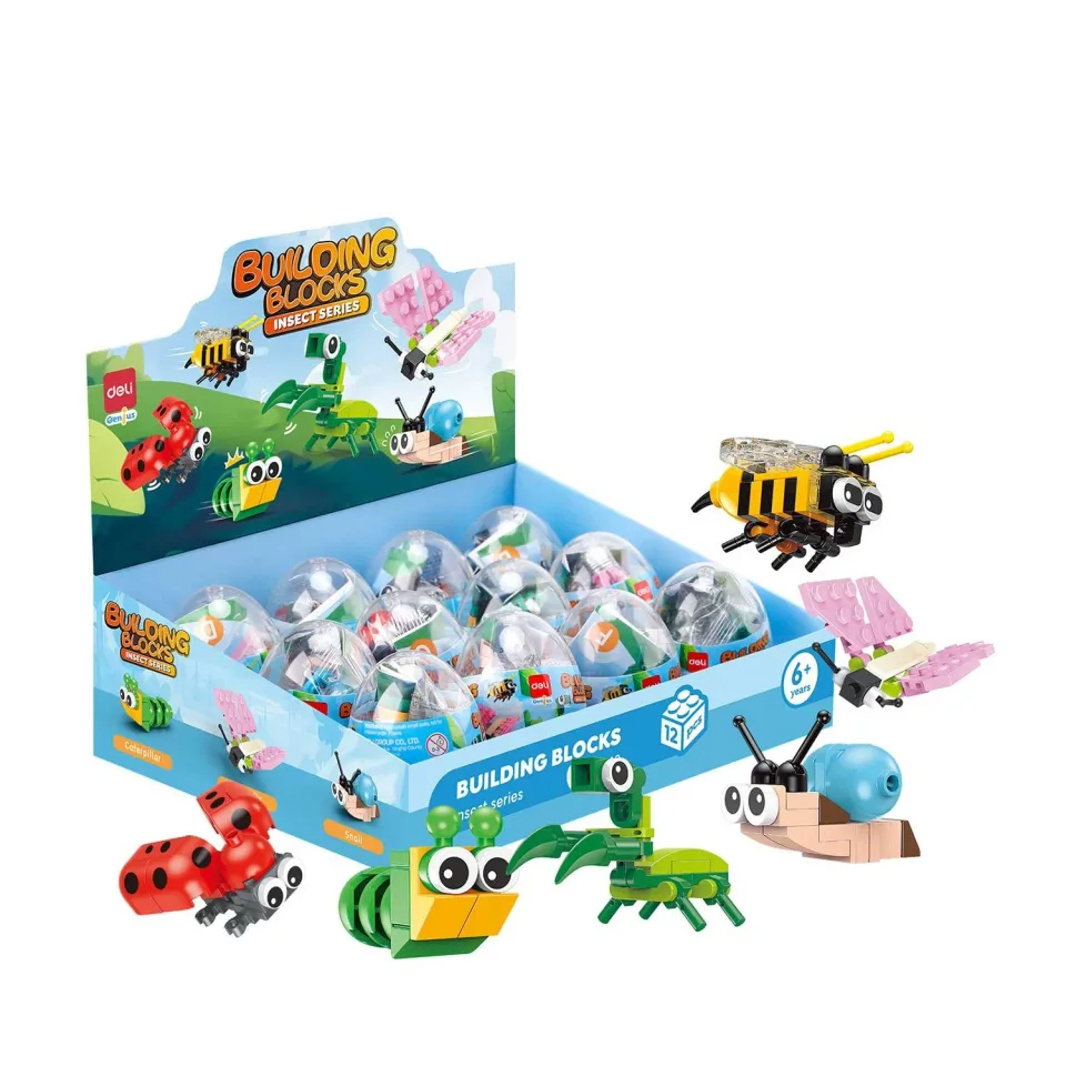 Deli Constructor-Insects Genius, în ou, asortat