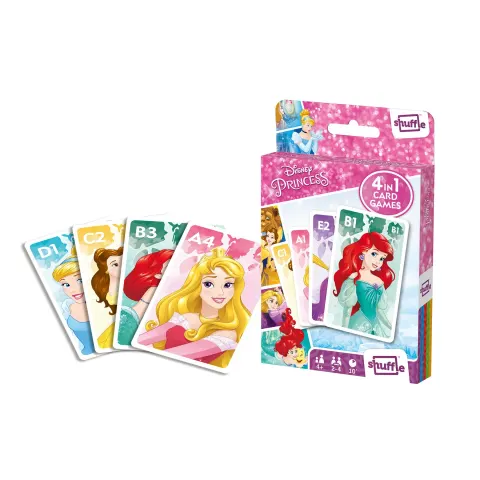 Cartamundi Cărți de joc Princess, 4 în 1