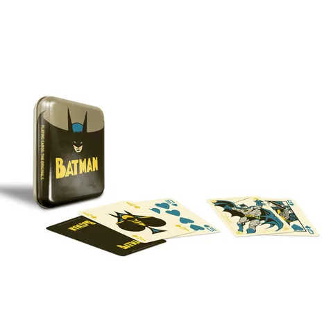 Cartamundi Cărți de Joc Batman Vintage, cutie metalică