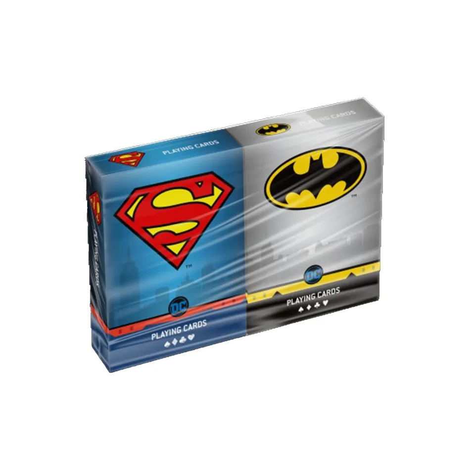 Cartamundi Cărți de joc Superman & Batman, 2 pachete