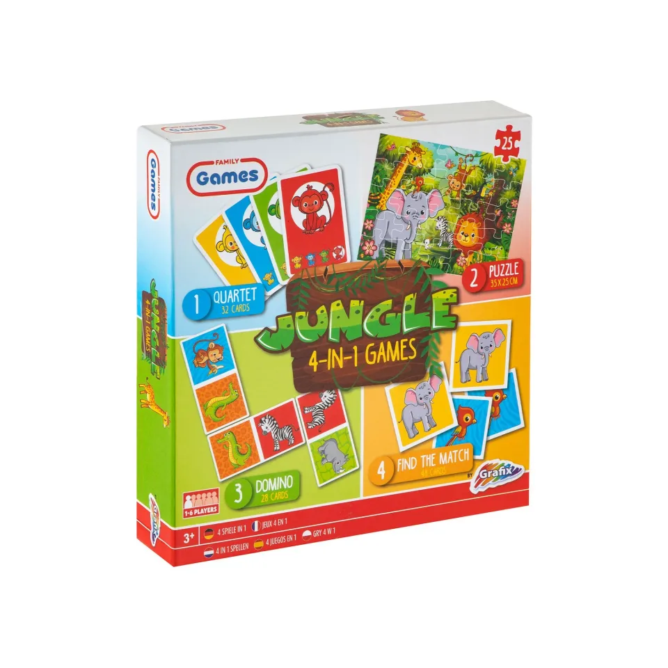 Moxy Game Jungle, 4 în 1