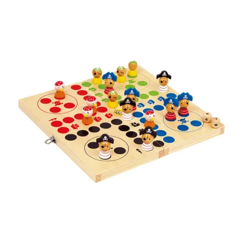 Small Foot Joc Ludo Pirați, lemn