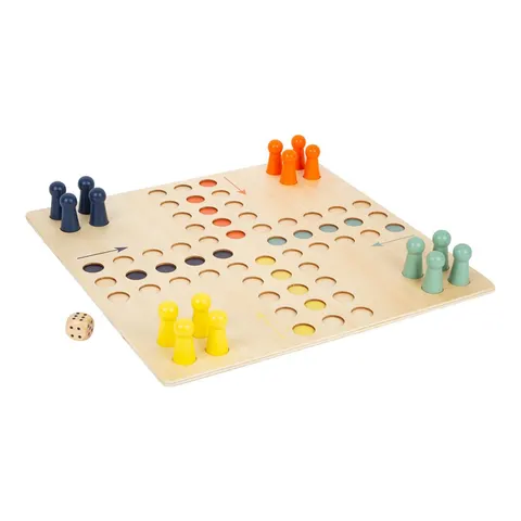 Joc Small Foot Ludo, mărime XL, din lemn