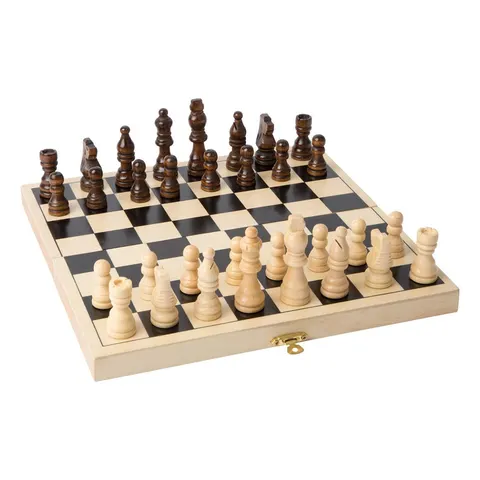 Small Foot Șah mic, lemn, 26 x 26 x 2 cm