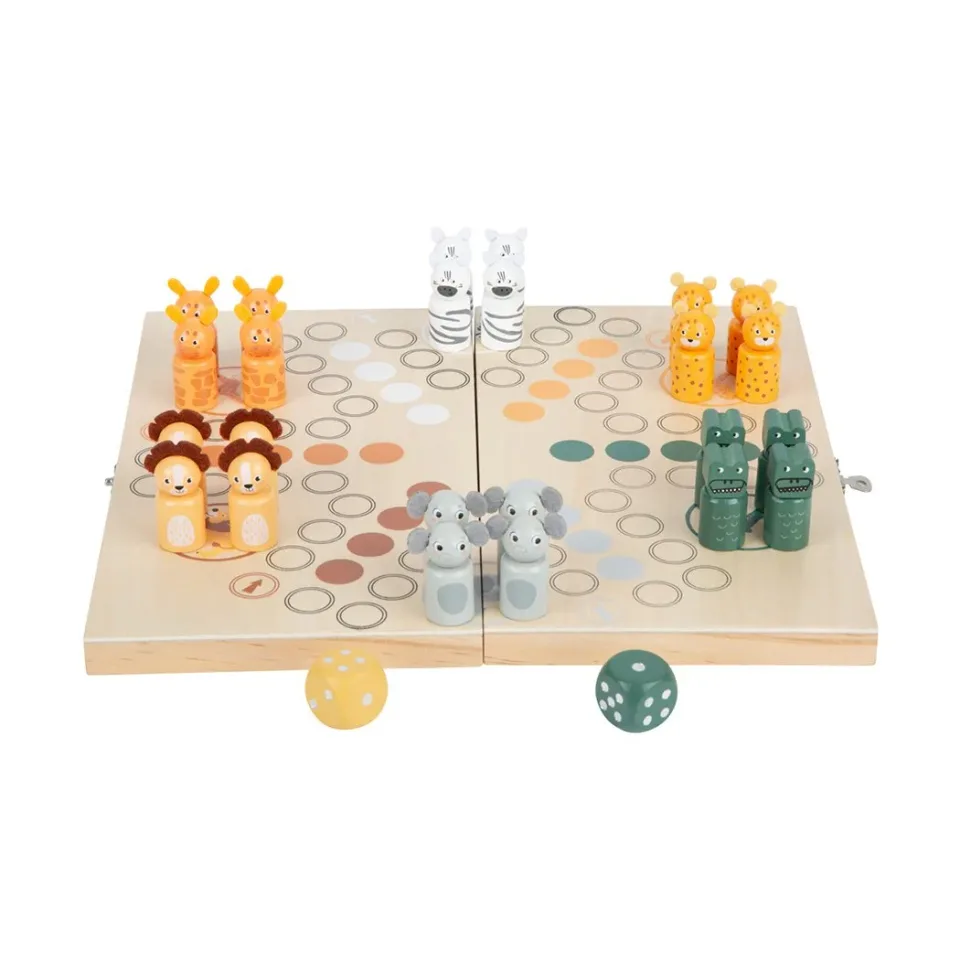 Small Foot Ludo Safari, pentru 6 jucători