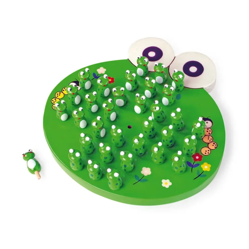 Joc solitaire Broscuță Small Foot, din lemn
