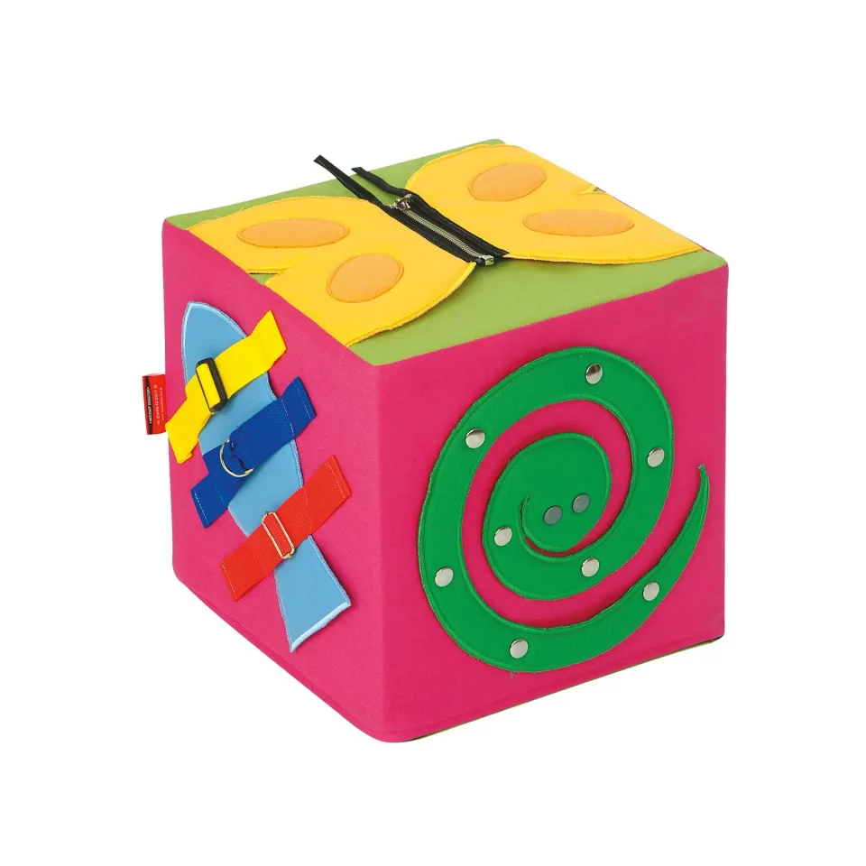 Nowa Szkola Cube Butterfly, cu prinderi moi, 30 x 30 x 30 cm