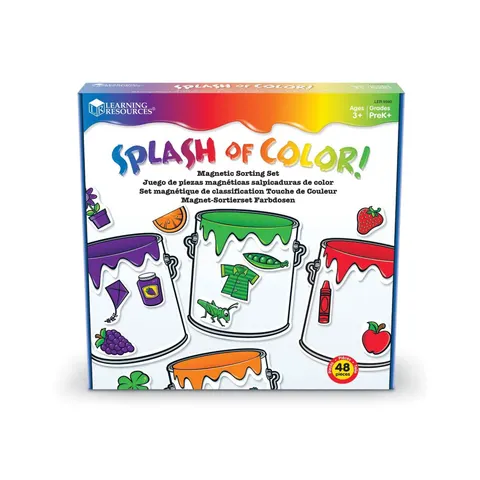 Set de sortare colorată Learning Resources, magnetic