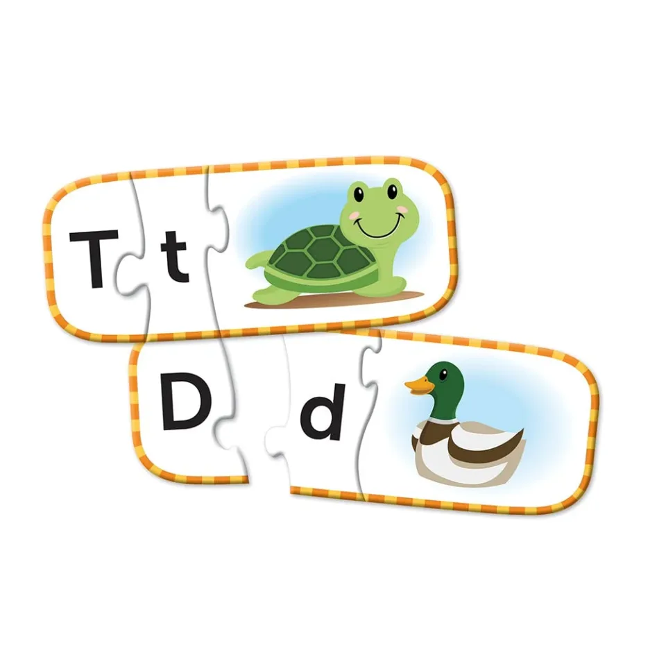 Learning Resources Cartonașe Puzzle, cu alfabetul englez, 17.7 x 7.6 cm