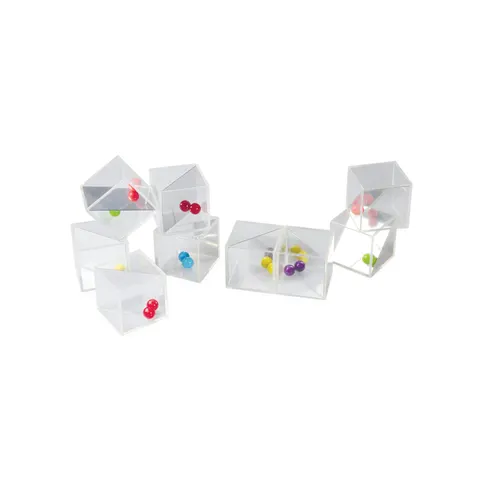 Cuburi Nowa Szkola, sonore, transparente, 18 buc.