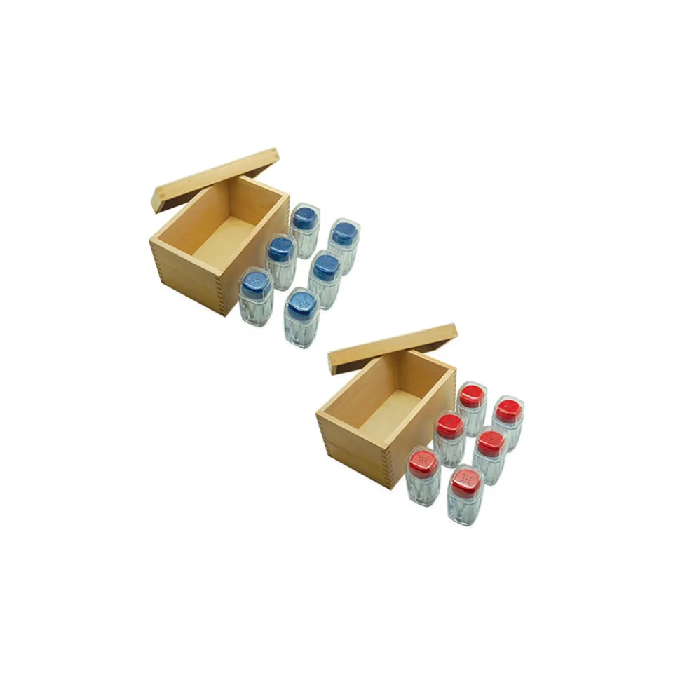 Sticle aromatizate Montessori Nowa Szkola, din lemn
