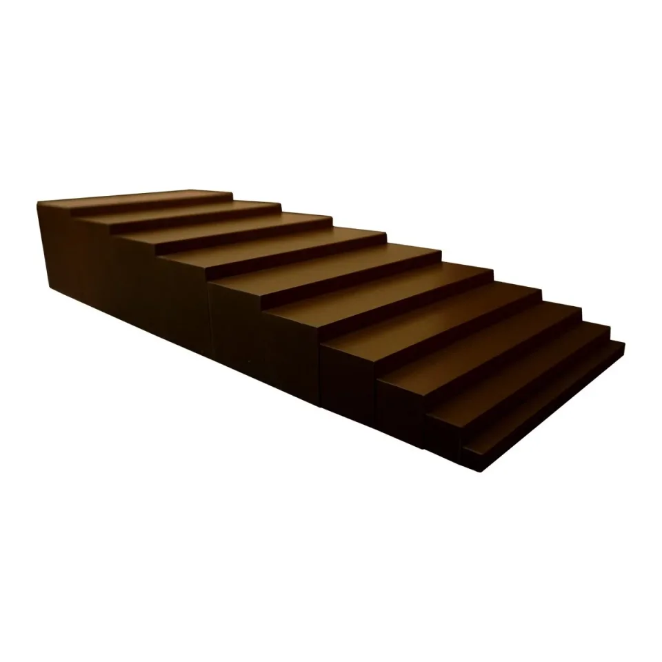 Scara Montessori, de la 1 la 10 cm, maro
