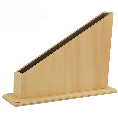Suport pentru bare numerice, din lemn, 44.5 x 11.5 x 28 cm