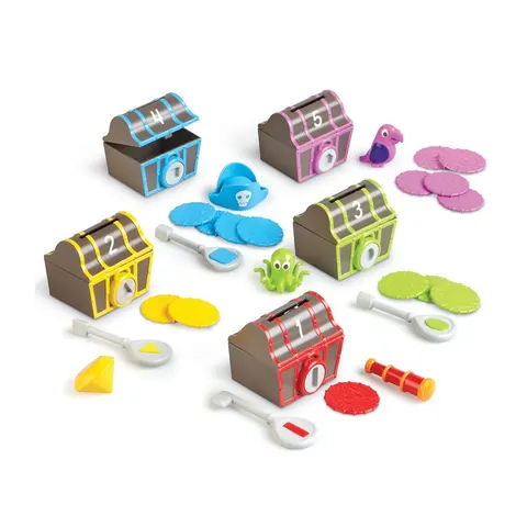 Learning Resources Joc Comoara Piraților, sortare pe culori