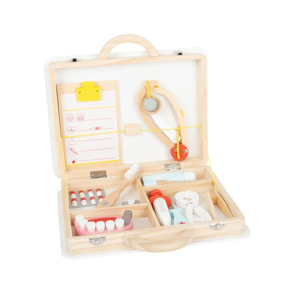 Geantă medicală și stomatologică Small Foot, 2 în 1, 22 buc.