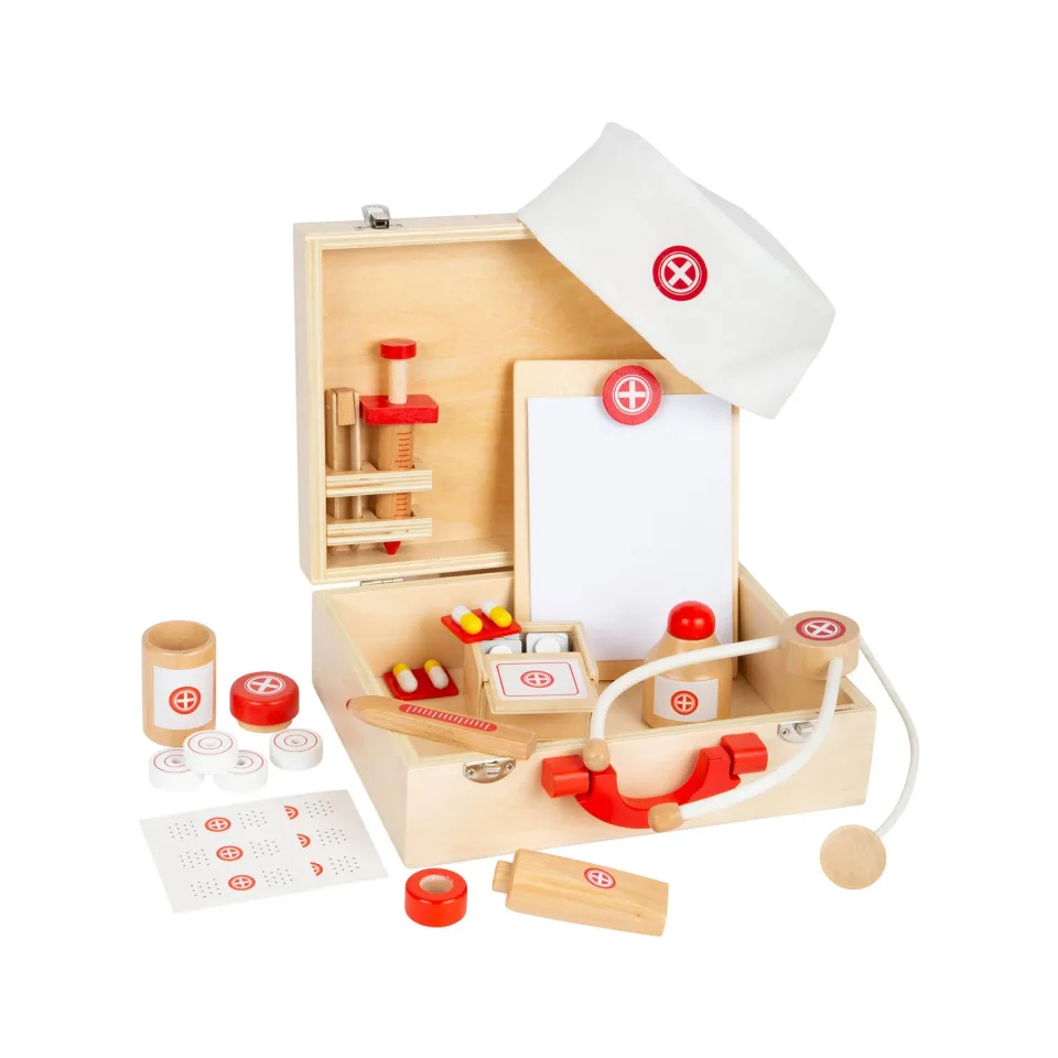Set Doctor Small Foot, lemn, 24 buc.