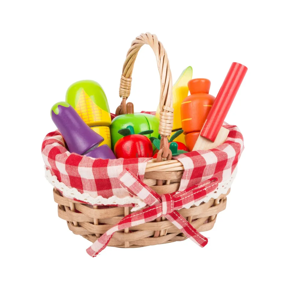 Coș de fructe Small Foot, pentru tăiat, 10 buc.