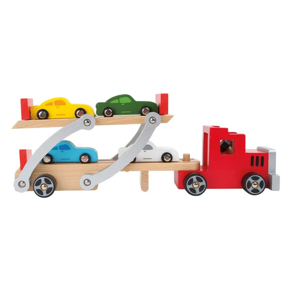 Transportor auto Small Foot, din lemn