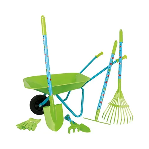 Set grădină Small Foot, cu cărucior, 7 buc.