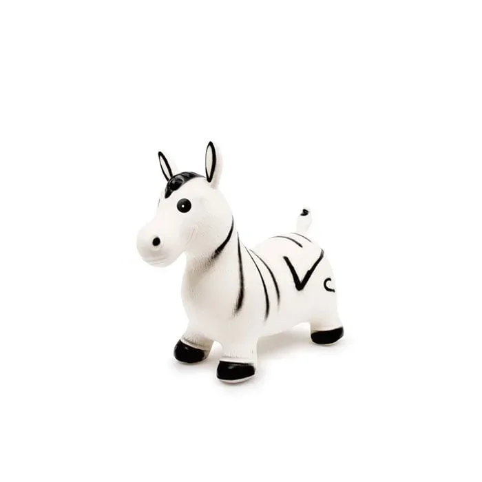Small Foot Zebra, saltăreț, din cauciuc, 57 x 27 x 50 cm