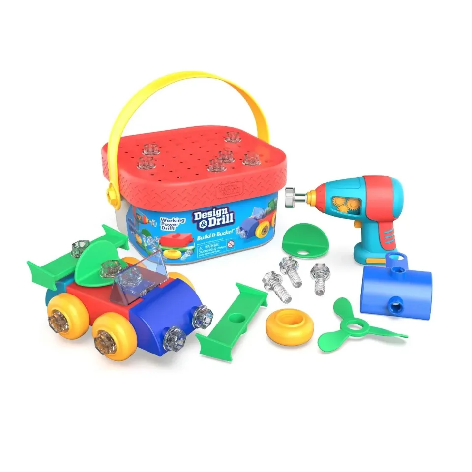 Set educativ Learning Resources cu bormașină și unelte pentru copii