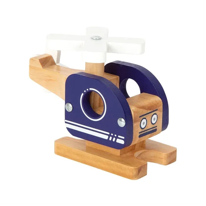 Elicopter Small Foot, din lemn