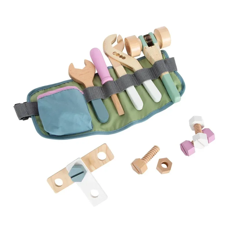 Centura pentru unelte Small Foot, din lemn