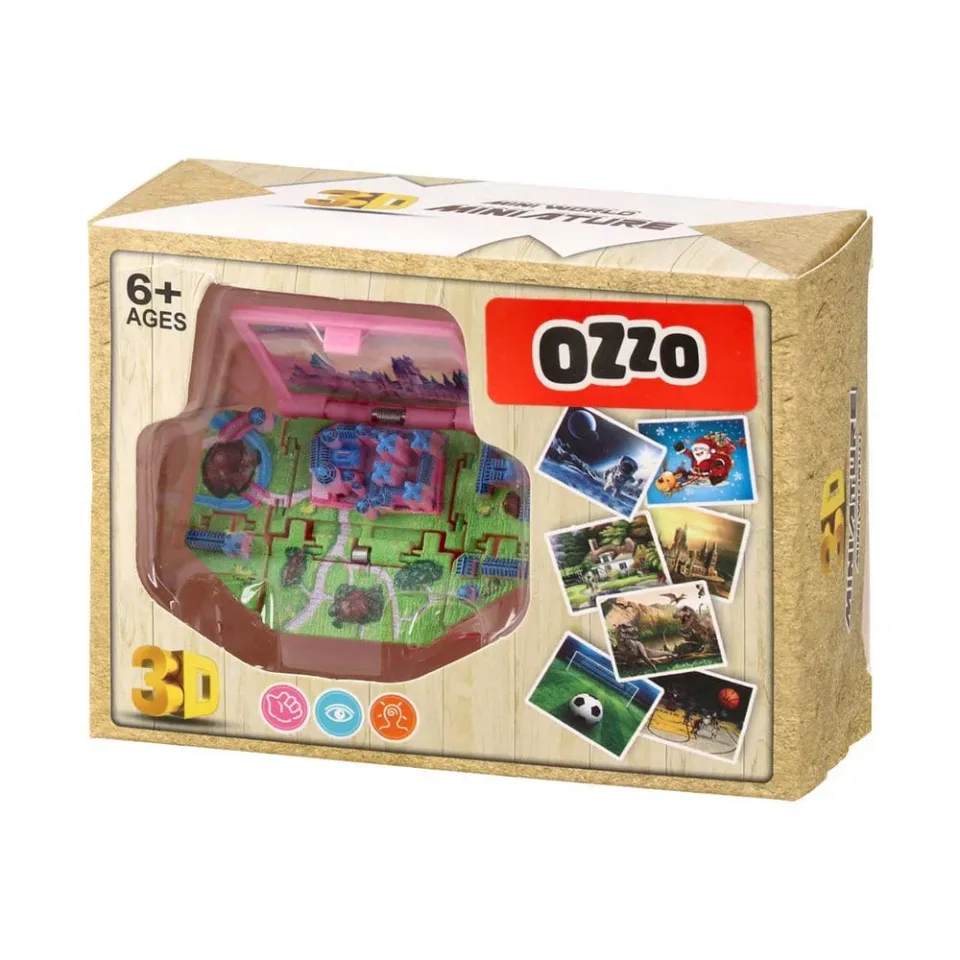Ozzo 3D Broșură Mini Castel, pliabil