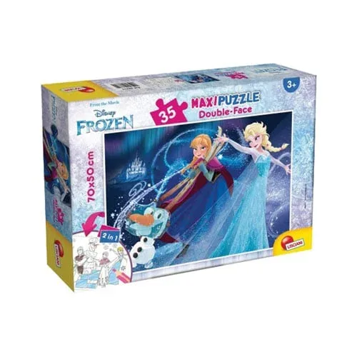Puzzle Lisciani Frozen, pentru copii, 2-în-1, 35 buc.