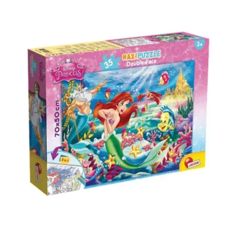 Lisciani Puzzle Mica Sirenă, pentru copii, 2 în 1, 35 buc.