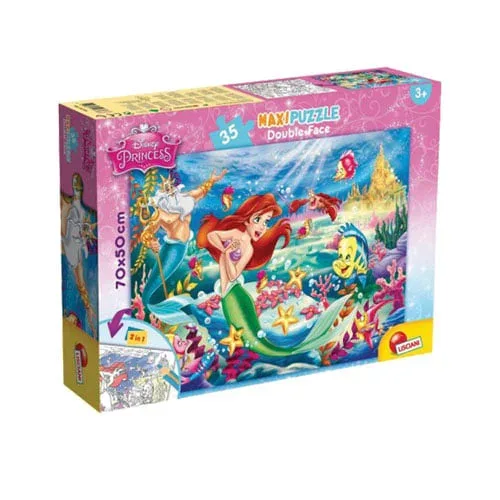 Lisciani Puzzle Mica Sirenă, pentru copii, 2 în 1, 35 buc.