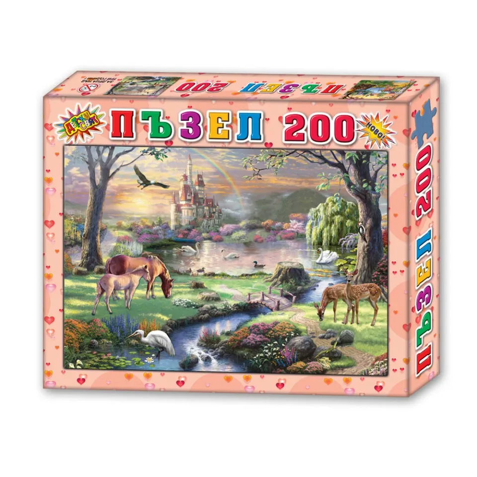 Puzzle cu anotimpuri, 200 buc.
