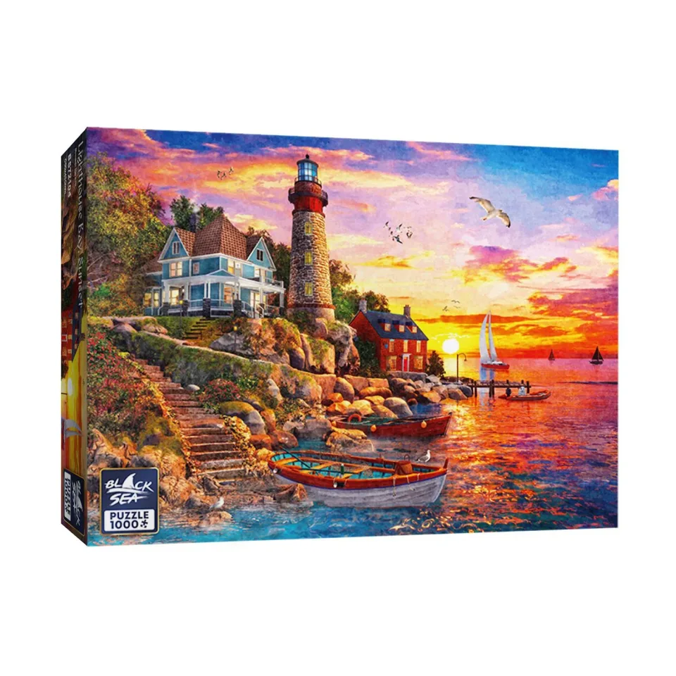 Puzzle Marea Neagră - Apus la far, 1000 buc.